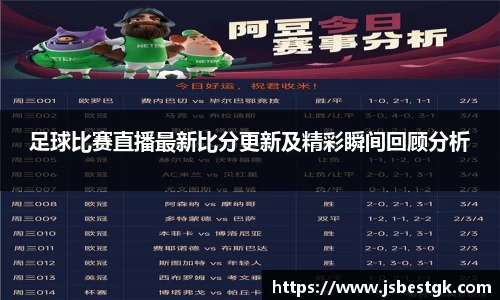足球比赛直播最新比分更新及精彩瞬间回顾分析